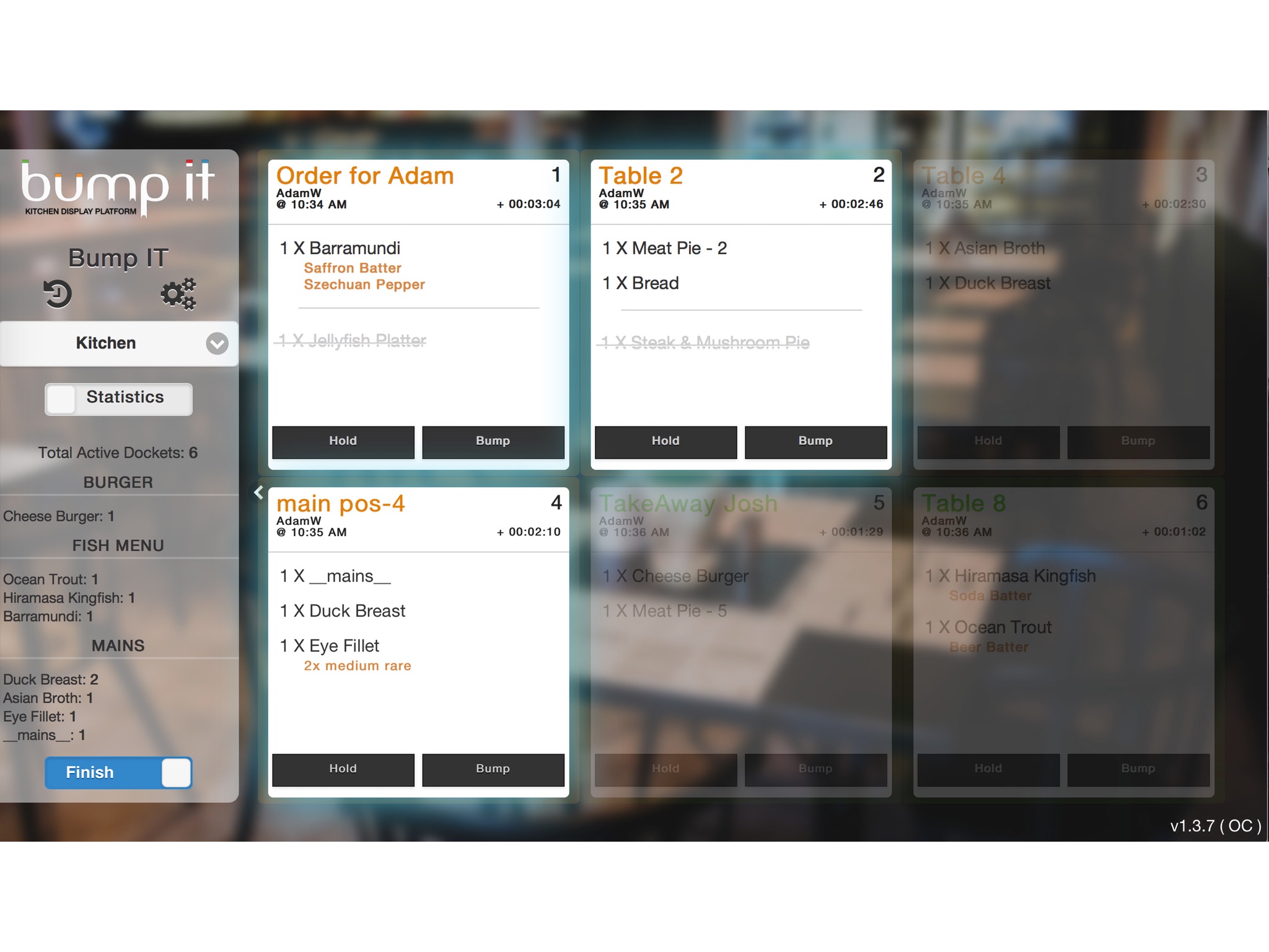 Bump-it: Kitchen Display Platform screenshot 3
