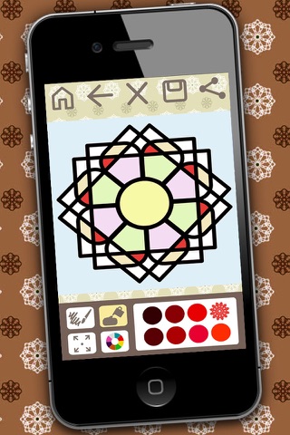 Coloring book Mandalas for adults (relax game of meditation) - Premium screenshot 3