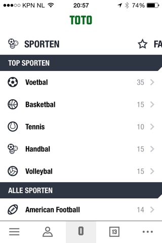 TOTO Sport - Wedden op Sport screenshot 2