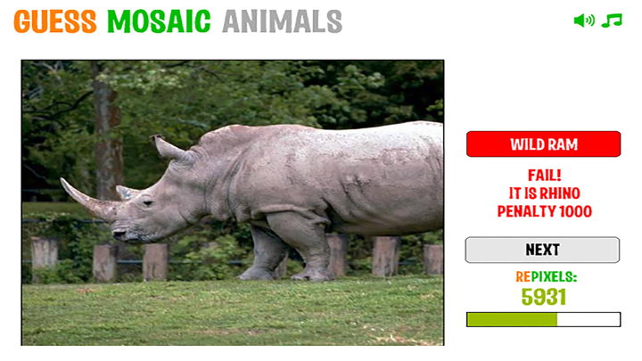 Guess Mosaic Animals screenshot 2