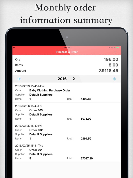 Items Storage 3 for iPad - Retail inventory & Sales orders management screenshot-3