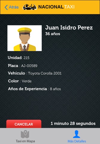 Nacional Taxi App screenshot 3