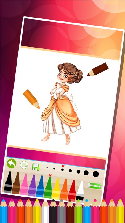 Princess Coloring Pages -  Painting Games for Kids