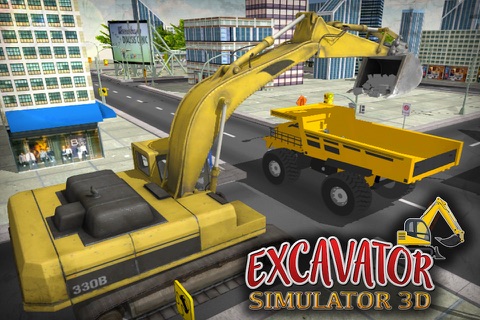 City Excavator Simulator 3D - Real Construction Crane Simulation Game screenshot 2
