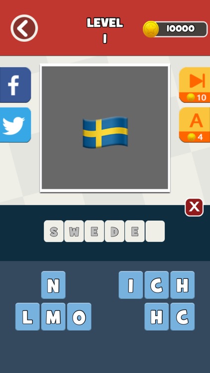 QuizPop Mania! Guess the Emoji Flags - a free word guessing quiz game screenshot-0