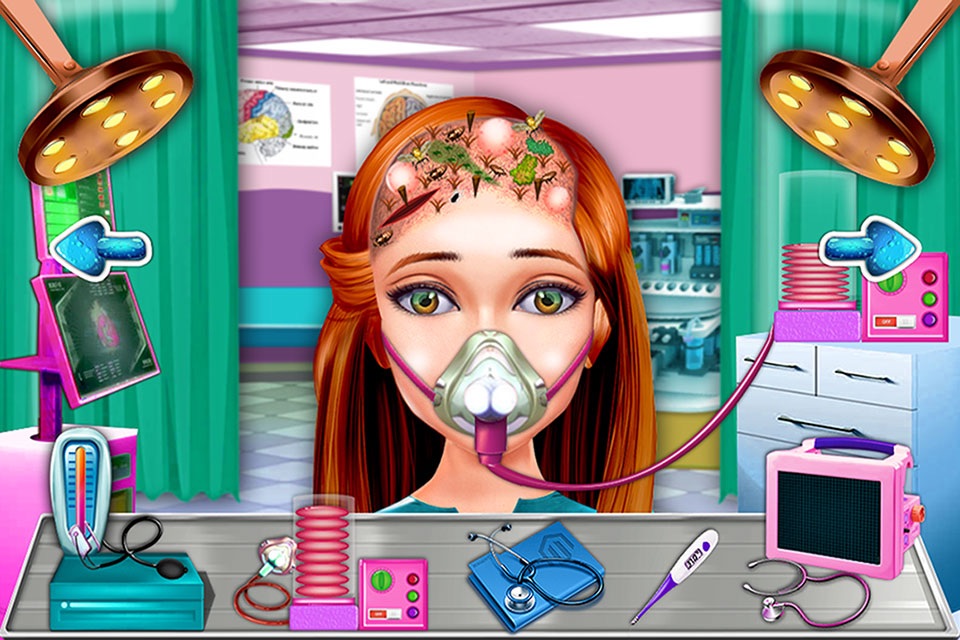 Crazy Surgeon Brain Surgery Simulator Doctor Game screenshot 2
