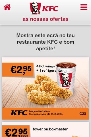 KFC Portugal screenshot 4