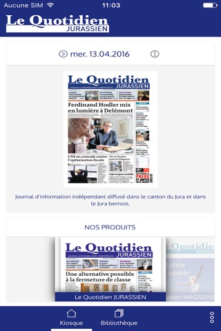 Le Quotidien Jurassien screenshot 4