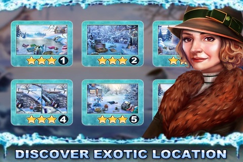 The Frozen lake Christmas Hidden Objects Games screenshot 4