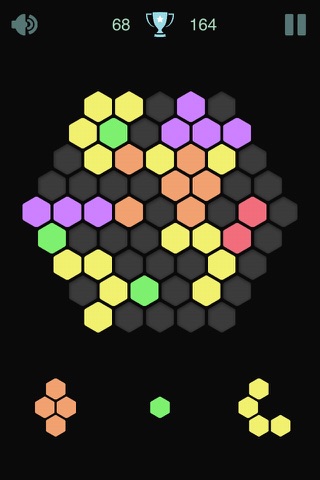 10/10 Hexagon Blocks Matrix Square World! screenshot 2