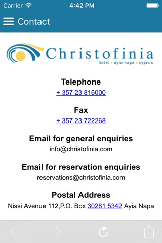 Christofinia Hotel screenshot 3