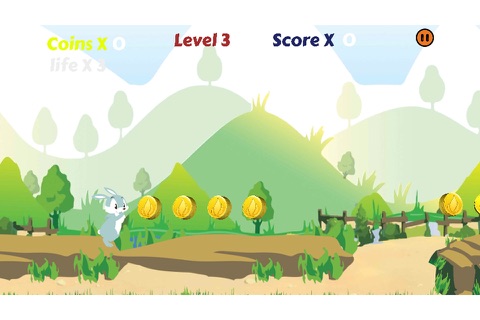 Bunny Run - Jungle Run screenshot 2