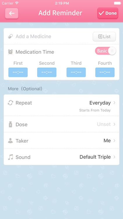 iCare · Medication Reminder screenshot-4
