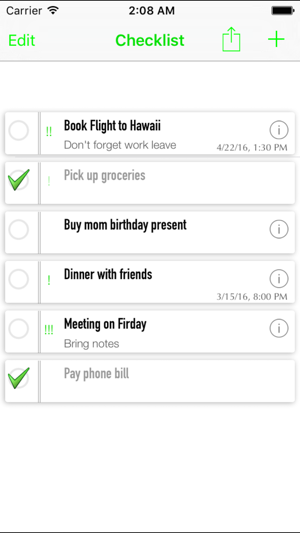 Checklist Organizer(圖1)-速報App