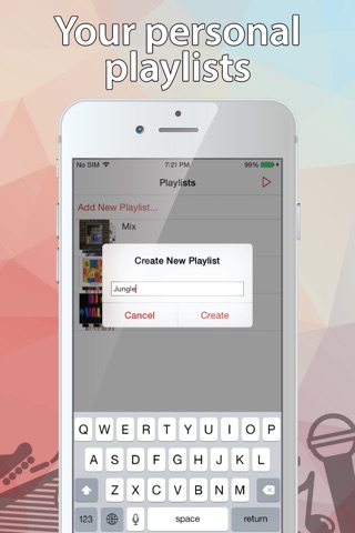 MusiFan - Free Music Mp3 Streamer and Player with Playlist Manager! screenshot 3