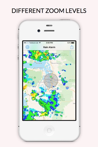 Rain Alarm Live Weather Radar screenshot 3