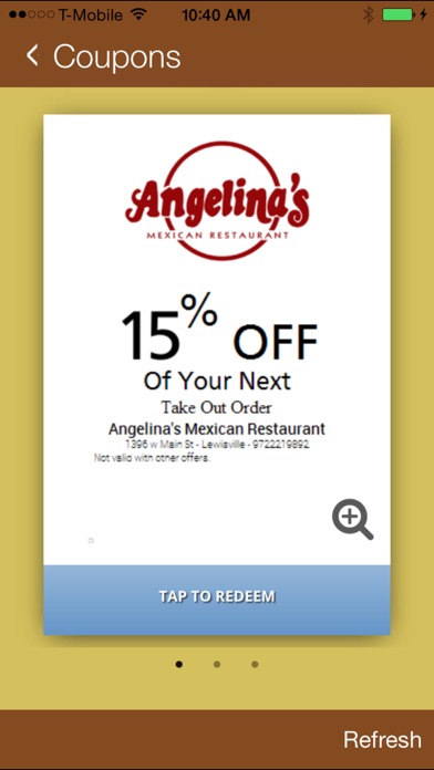 How to cancel & delete Angelina's Mexican Restaurant from iphone & ipad 3