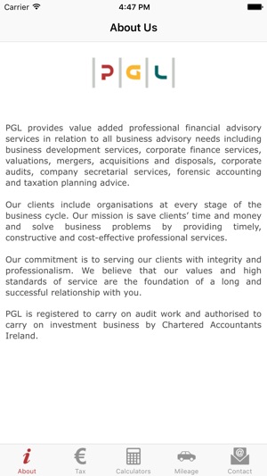 PGL Tax App