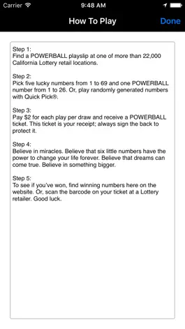Game screenshot California Lotto & Powerball hack