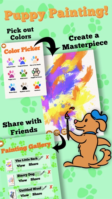 How to cancel & delete App for Dog FREE - Puppy Painting, Button and Clicker Training Activity Games for Dogs from iphone & ipad 2