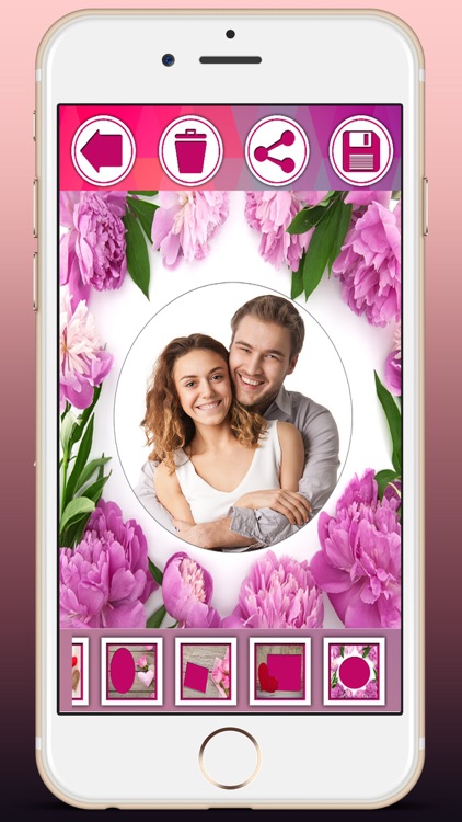 Love frames for pictures - Create postcards with romantic love pictures screenshot-4