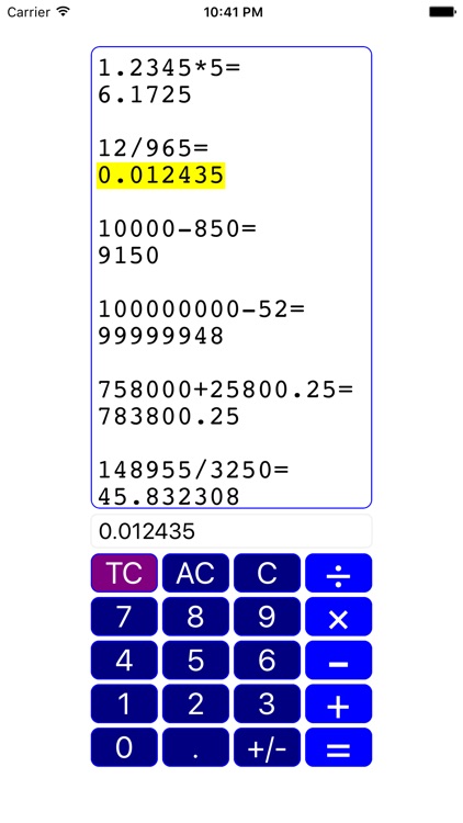 TouchCalc