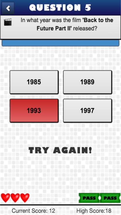 Movie Quiz - Guess The Year