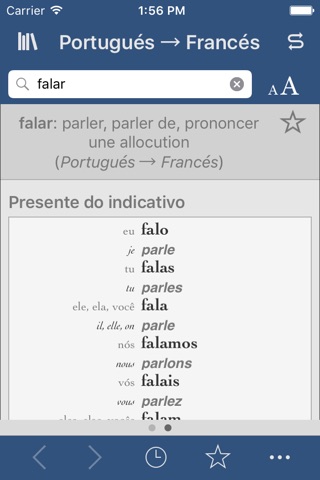 Ultralingua French-Portuguese screenshot 2