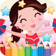 Activities of Little Girls Drawing Coloring Book - Cute Caricature Art Ideas pages for kids