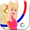 Tap to help the gymnastics princess flip cross through the right color pattern from multi-colored spinning rings and obstacles