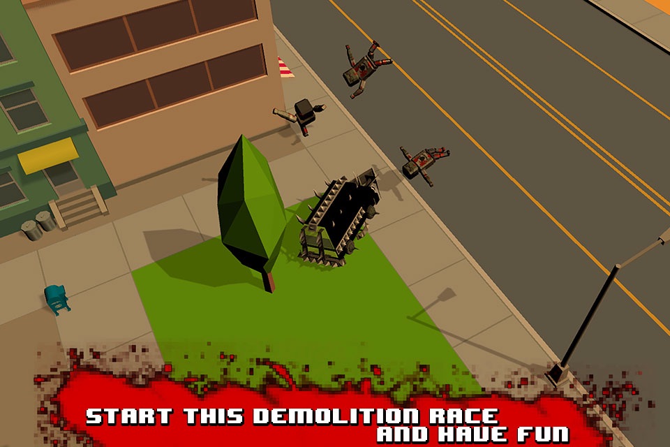 Zombie Smashy Death Race 3D screenshot 4