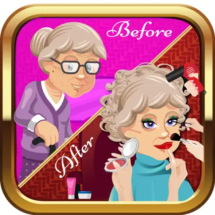 Grandma's Party Makeover Salon - Make the Granny look young & cute for Grandpa Cheats