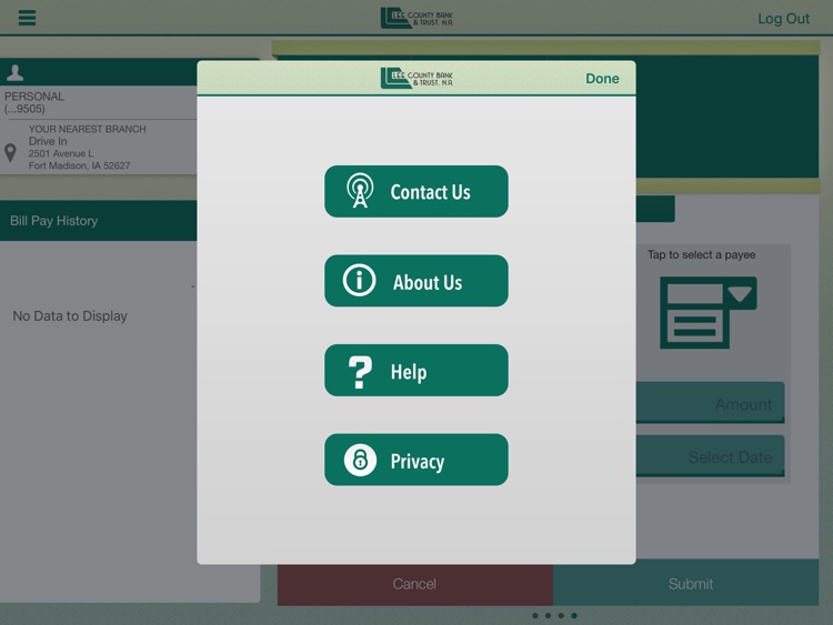Lee County Bank for iPad screenshot-4