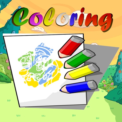 Kids Adventure Coloring Book for Fun Everytime Icon