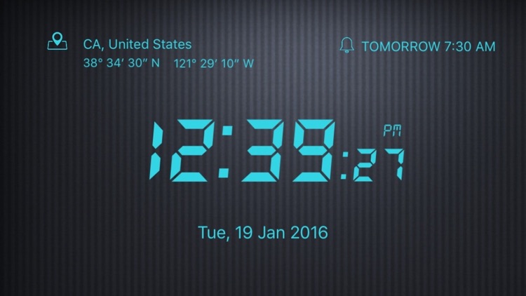 Ticking Digital Clock