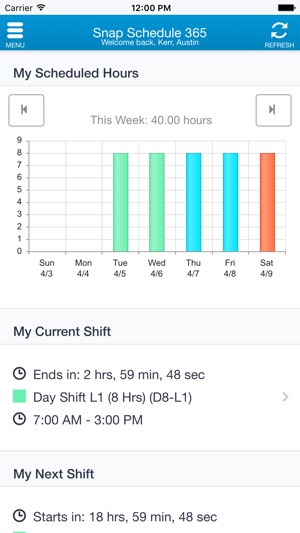 Snap Schedule 365 Employee