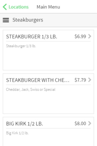 Kirk's Steak Burgers screenshot 3