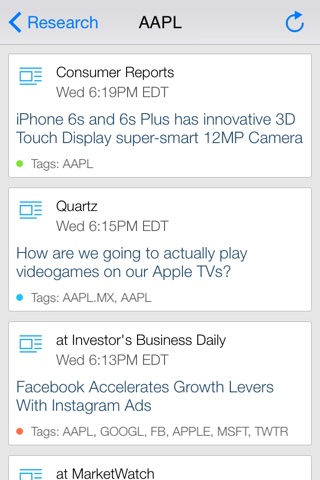 Stock News: Aggregated Live Market News with Real-Time Watch-list screenshot 4