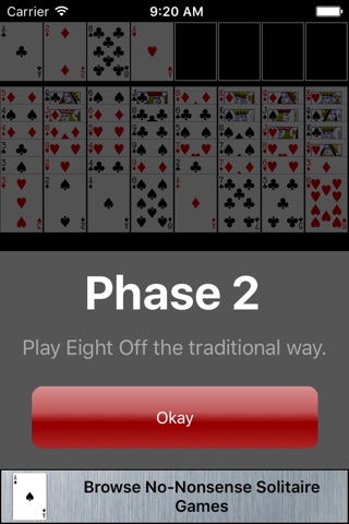 Phased Eight Off Solitaire screenshot 4