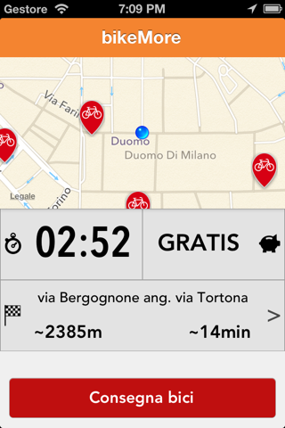 bikeMore - Milan bike sharing made simple - BikeMi™ screenshot 3