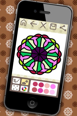 Coloring book Mandalas for adults – relax game of meditation screenshot 2