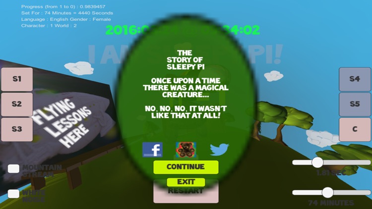 I am Sleepy Pi. An addictive, hypnotic and fun sleeping sleep aid.