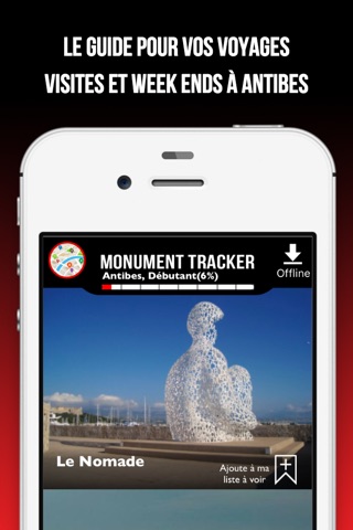 Antibes Monument Tracker screenshot 2