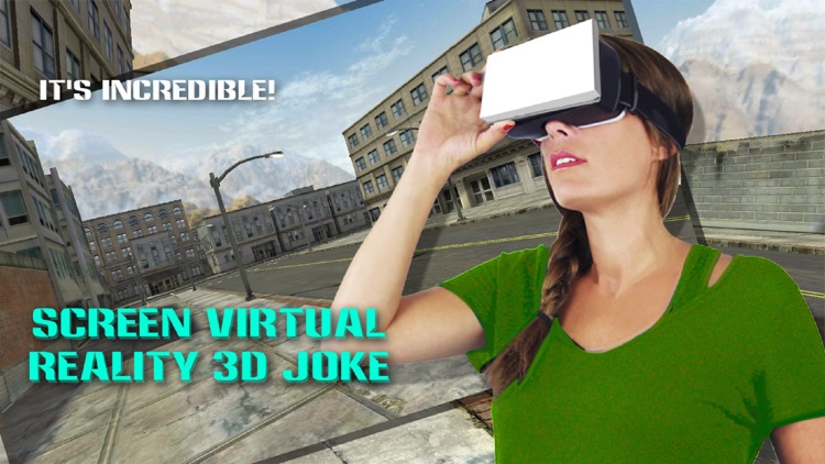 Screen Virtual Reality 3D Joke