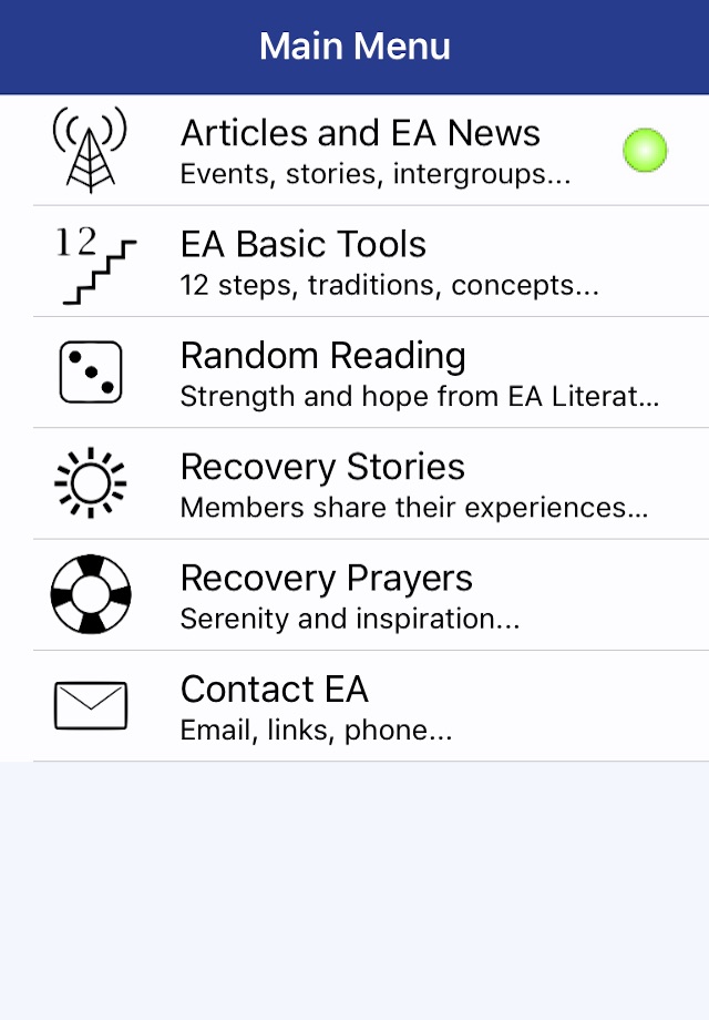 EA Recovery - 12 step program Emotions Anonymous screenshot 3