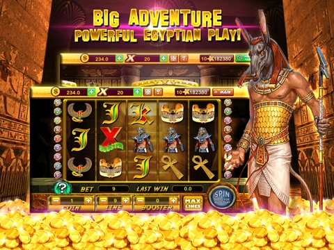 The Slot Lost Golden Treasure Of Pharaoh King – Egyptian Best Casino Free HD screenshot 2