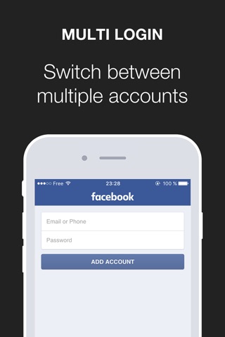 FSquare - multiple accounts for facebook screenshot 2