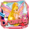 Drawing Desk Winx Club : Draw and Paint Coloring Books Free Edition