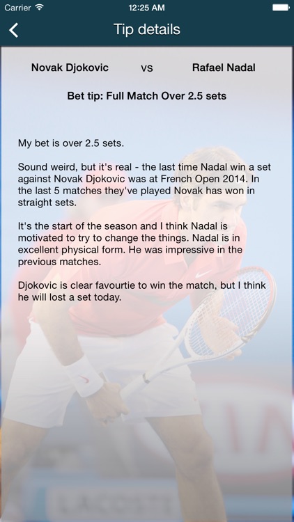 Betting Tips - Tennis Betting Advisor
