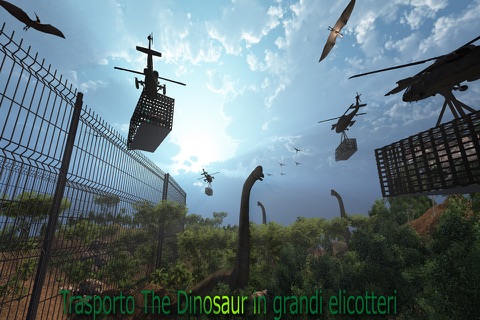 Dinosaur Transport Truck 2016: Allosaurus Simulator, Helicopter Flight and Off Road Driving Test screenshot 3